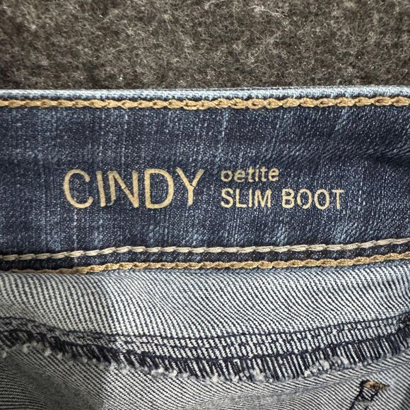 DL1961 Jeans Women's 26 Blue Cindy Petite Slim Boot Switch Stretch Premium Denim - Picture 9 of 13